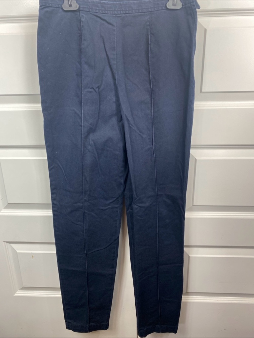 Vintage Ralph Ralph Lauren Pointe Pants Side Zip Career Casual Blue 12 Inseam 31